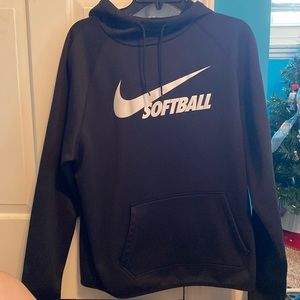 Nike softball black sweatshirt, size medium. Only worn a few times.